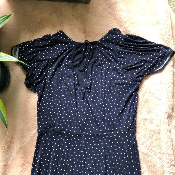 Loft Navy Blue Dress - Picture 3 of 6